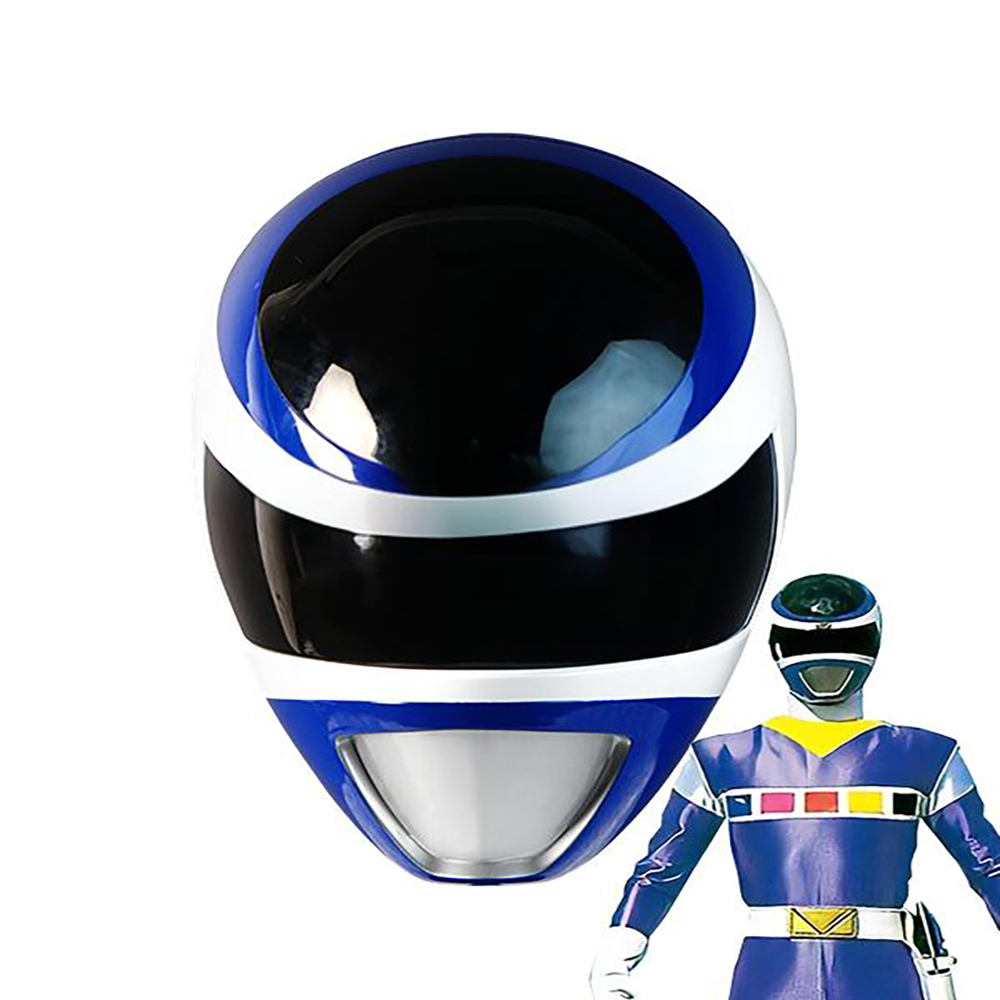 Power Rangers In Space Blue Space Ranger Helmet 3D Printed Cosplay Accessory Prop